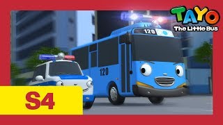 Tayo Español la Serie 4 l #18 Tayo se convierte en un oficial de policía l Tayo el pequeño Autobús