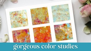 How I’m doing color studies in NOW! Mixed Media Art Tutorial