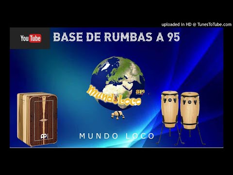 Base De Compas Por Rumbas A 95-Cajon-palmas-congas(Mundo Loco)