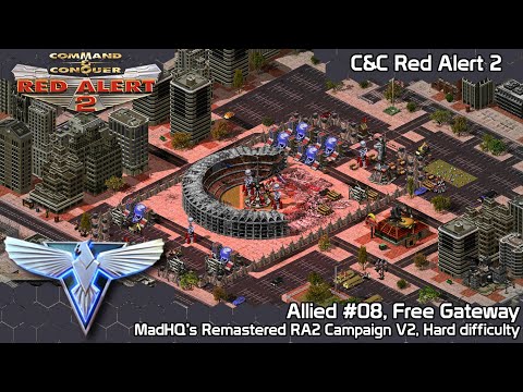 Liberation of St. Louis - C&C Red Alert 2, MadHQ Remastered Campaign V2, A08 - Free Gateway