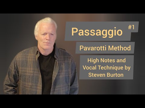High Notes and Vocal Technique: Passaggio #1, Pavarotti Method
