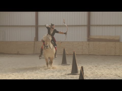 Horseback archery comes to the Borders