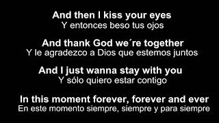 ♥ I Don&#39;t Want To Miss A Thing ♥~ Aerosmith-subtitulada inglés/español