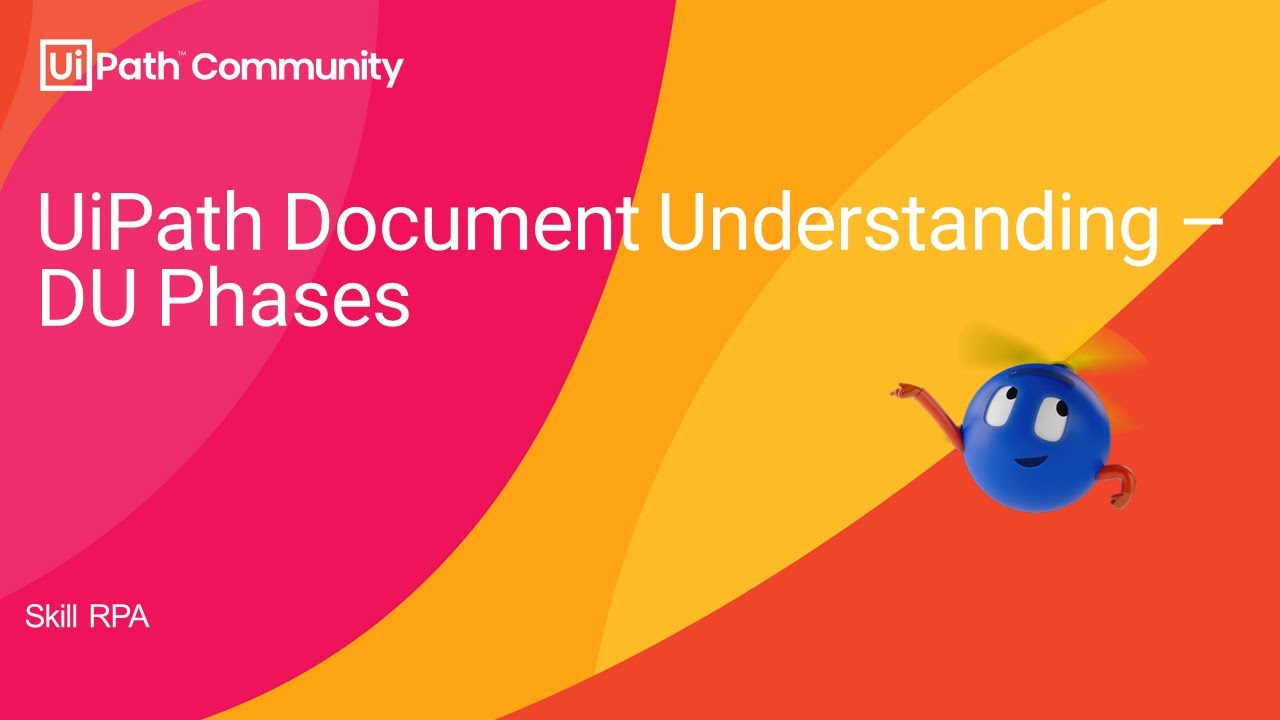 Document Understanding - Different Phases