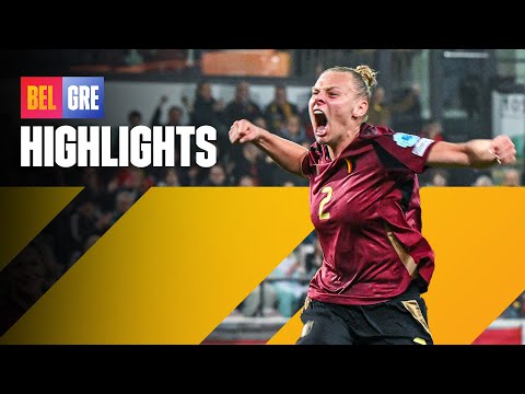 Belgium 5-0 Greece | Explosion of joy 🙌 | #REDFLAMES | #WEURO2025 play-offs