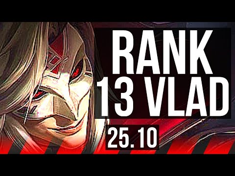VLADIMIR vs YASUO (TOP) | Rank 13 Vlad | KR Challenger | 25.10