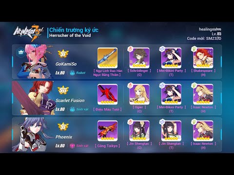 [Honkai Impact 3] SEA - Memorial Arena Exalted - Herrscher of the Void 37440 (31200) - UA SF PX