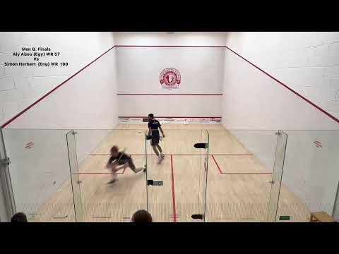 London open squash 2022 Men Q. Finals