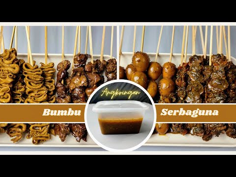 INI DIA RESEP BUMBU SATE ANGKRINGAN❗Satu Bumbu untuk Semua [Bumbu Kuning]