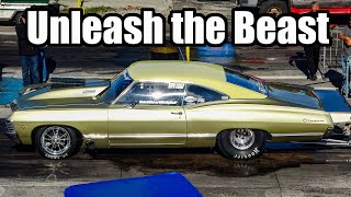 Unleashing the Beast: Muscle Cars Tear Up the Drag Strip