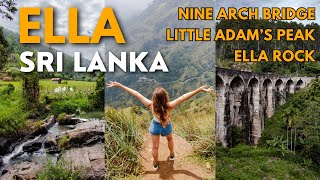 3 AMAZING Days in Ella - Nine Arch Bridge, Hiking Ella Rock & Cooking Class - SRI LANKA SERIES