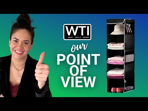 ZOBER 5-Shelf Hanging Closet Organizer - WTI product video review