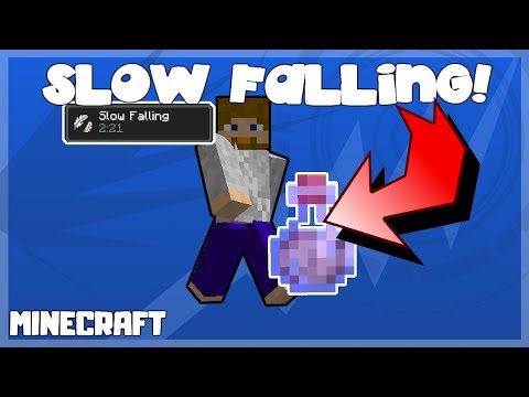 How to Make a Potion of Slow Falling in Minecraft! 1.14.4