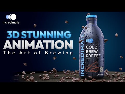 Cold Brew Coffee Product - 3D Animation - Incredimate Studio
