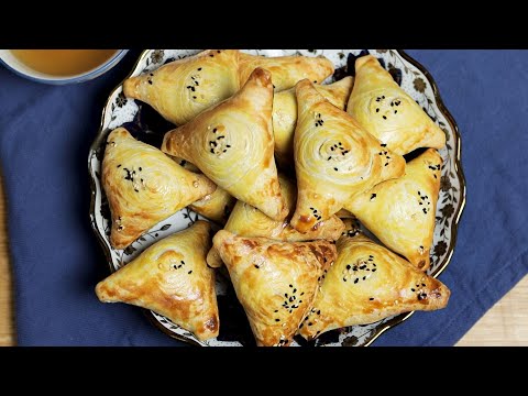 Puff Pastry Recipe | Uyghur Food Samsa Recipe, Easy Oven Recipe, Handmade, Homemade