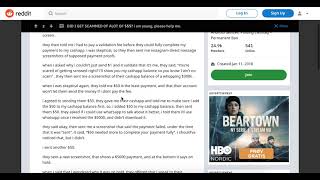 Fake cash app screenshot SCAM - be careful!