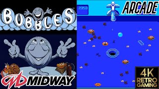 Bubbles Arcade ( Midway 1982 ) 4k Gameplay