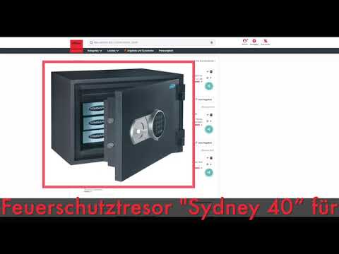 Schnäppchen/Billiger des Tages 28.09.20 - Rottner Elektronik-Feuerschutztresor "Sydney 40“