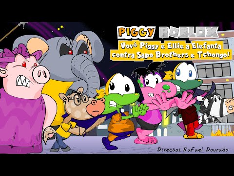 Piggy Roblox: In hiding, against Ellie Elephant and Grandma Piggy with Sapo Brothers and Tchongo