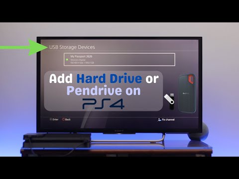 How to Set Up Your PS4 External Hard Drive! [Increase Storage]