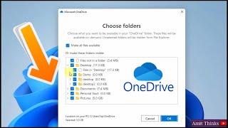 How to Remove folders from OneDrive Windows 11/10