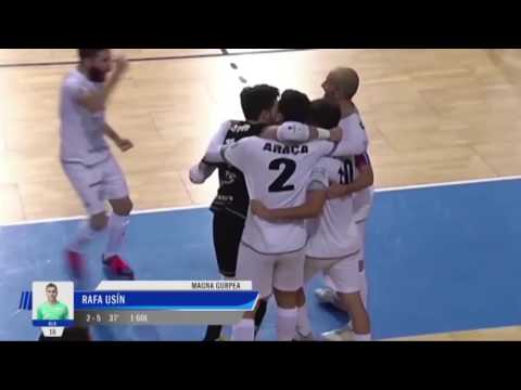 Gol de Rafa Usín (2-5) en el Palma Futsal - Magna Gurpea. J9, 1Div