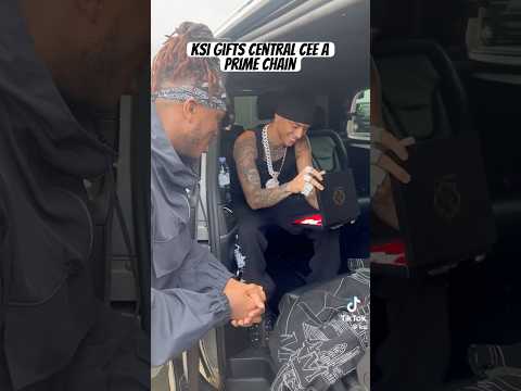 KSI Gifts Central Cee A Prime Chain #KSI #CentralCee