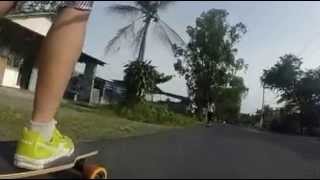 preview picture of video 'Longboard cruise Jogja Feb 2015'
