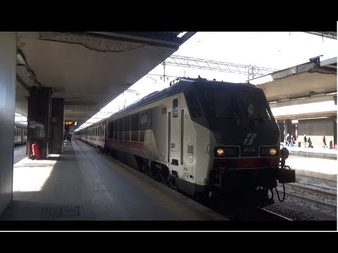 E401.016 in partenza con l' IC 561 Roma Termini - Reggio di Calabria Centrale
