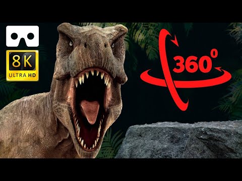 360 video | Jurassic Dinosaur Park VR Roller Coaster - YouTube