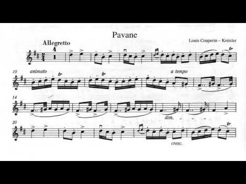 Kreisler, Chanson Luis XIII & Pavane (Couperin) - Acompañamiento