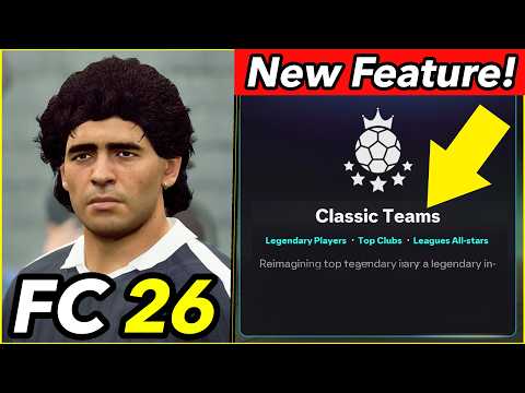 This New FC 26 Feature Lets You Play With Classic Teams! 😮