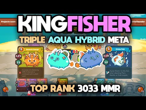 TOP RANK  KINGFISHER build - Axie infinity