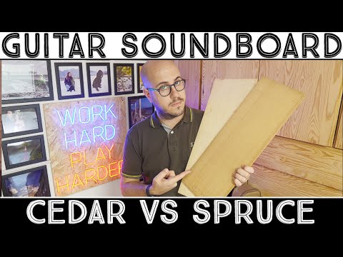 Guitar Soundboard - Cedar VS Spruce, which one should you chose?