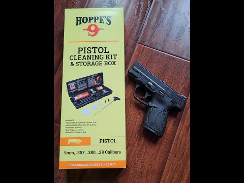 A clean handgun in seconds: Hoppe's® 1.2.3.Done! Kit
