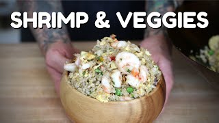 5 MINUTE EGG FRIED RICE | Wok Cooking