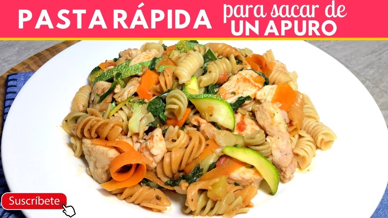 Watch Pasta rápida para sacar de un apuro (pollo y verdura)|cocina de Addy Now Pasta rápida para sacar de un apuro (pollo y verdura)|cocina de Addy