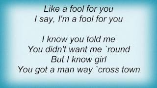 Stevie Wonder - A Fool For You Lyrics