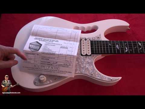Ibanez JEM 7VWH Guitar Japanese Circa 1998 | A Close up In Depth Review | Tony Mckenzie