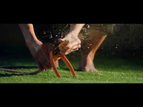 Fiskars Laistymo ratas su žarna 15m video