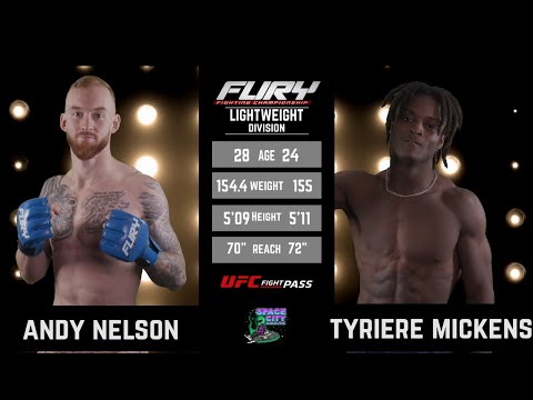 FURY CHALLENGER SERIES 4 ANDY NELSON VS TYIERE MICKENS