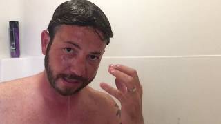 Hair Replacement Mens Hair System Review In The Shower