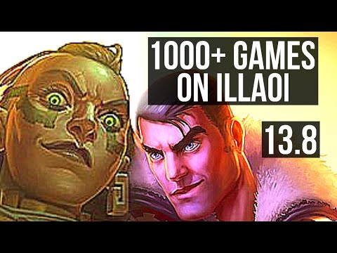 ILLAOI vs JAYCE (TOP) | 6 solo kills, 1000+ games, 7/2/3 | KR Master | 13.8