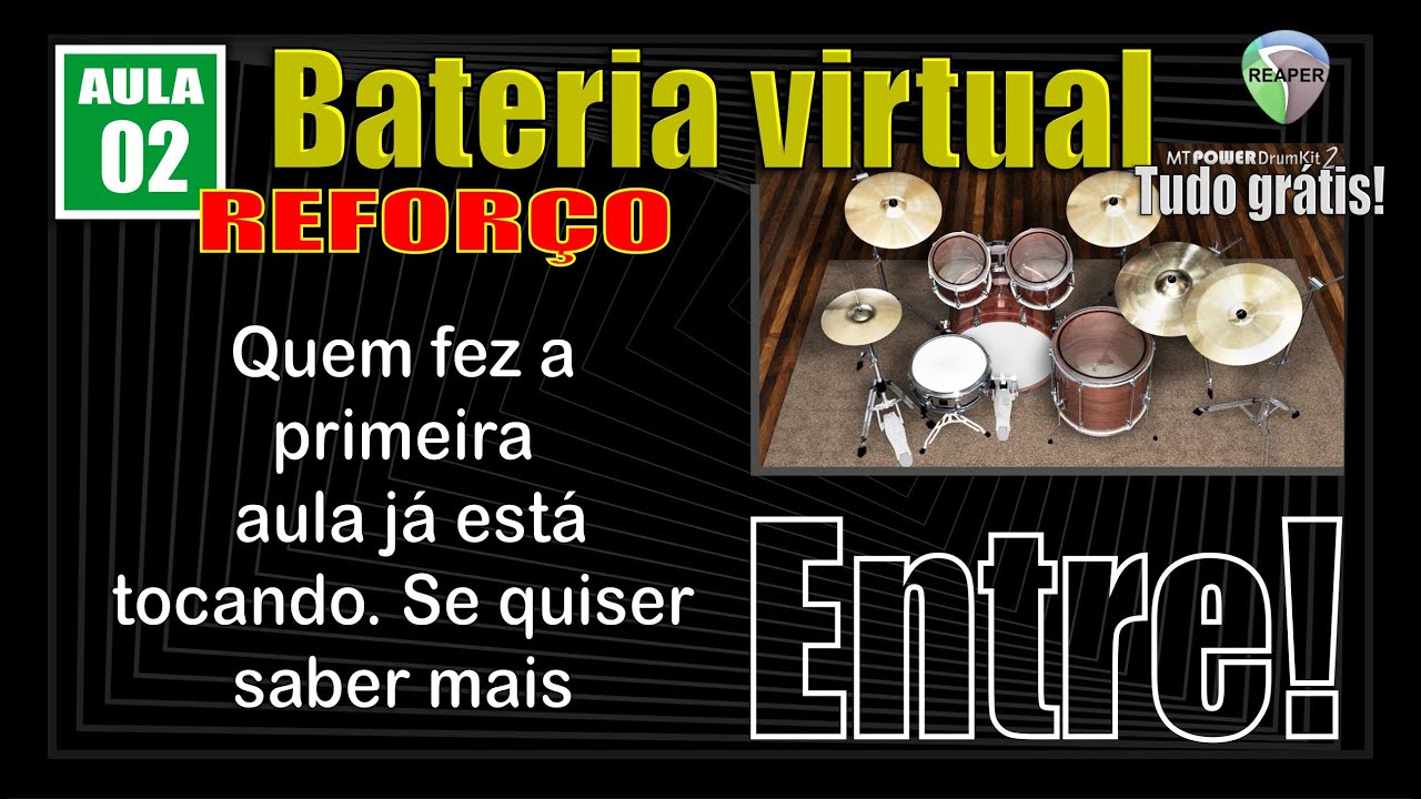 Aula de Bateria virtual