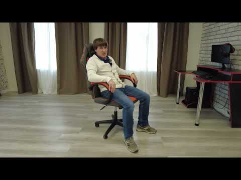 Миниатюра изображения товара Кресло геймерское Tetchair Racer Gt кожзам/ткань (металлик/красный)