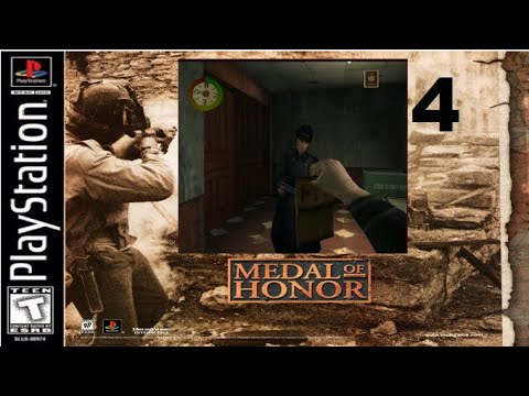 Medal of Honor [PSX] - Mission 2: Destroy The Mighty Railgun Greta - #1 [Sneak Into Railstation]