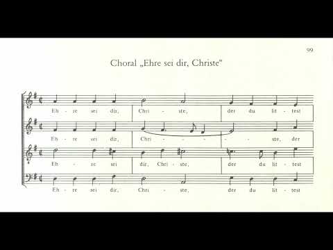 Hugo Distler - Das ist je gewißlich wahr op. 12 Nr. 8 [Score Video]