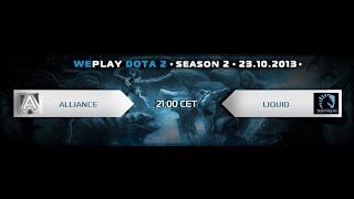 Weplay D2L playoff:NaVi vs Alliance game 2