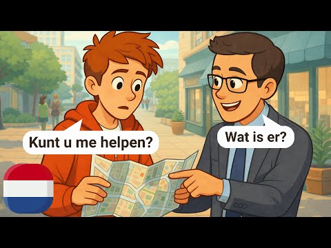 10 Daily Dutch Dialogues for beginners | A1-A2 | Walking In The Big City
