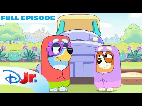 Bluey FULL EPISODE | Bluey and Bingo Dressed as Grannies! 😆 | @disneyjr